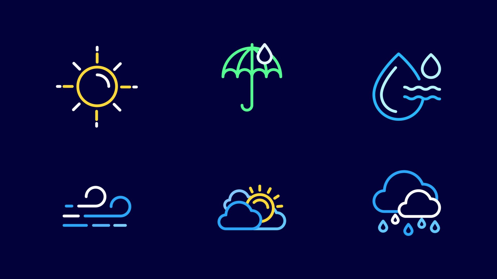 10 Weather Icon Design