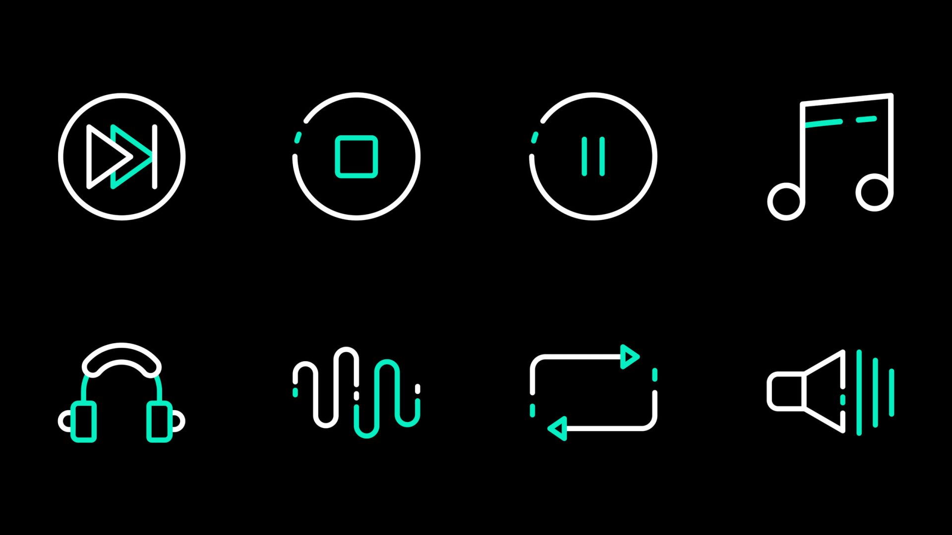 11 Music App Icon Design