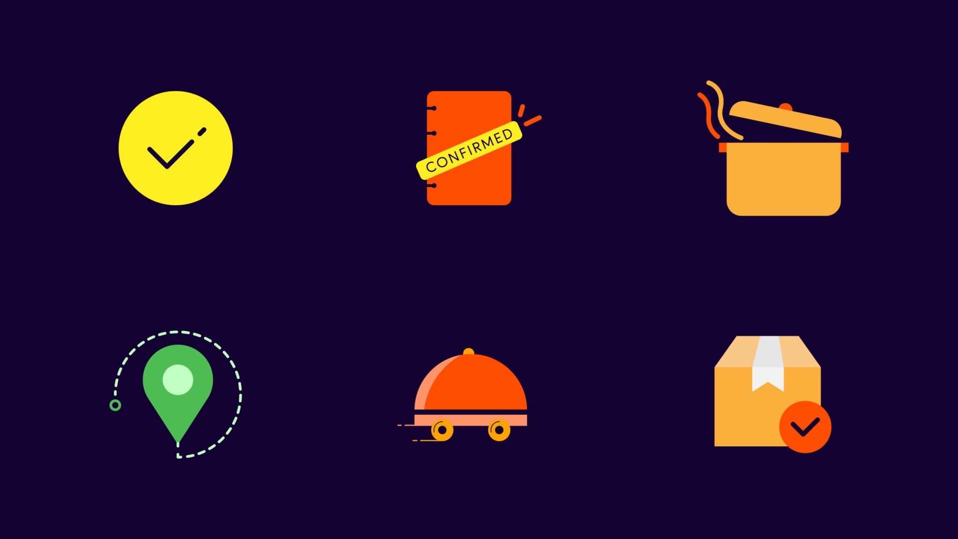 12 Food Delivery App Icon Design