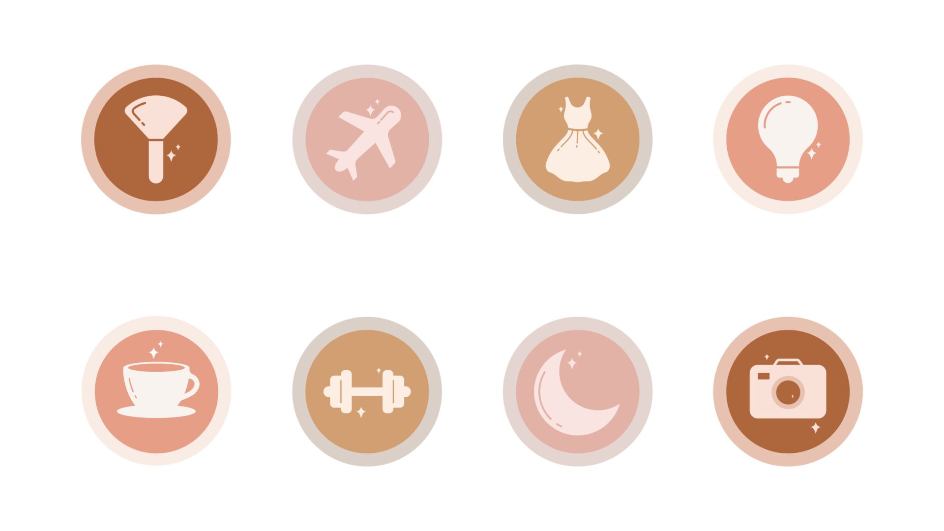 3 Influencer Highlight Icon Design